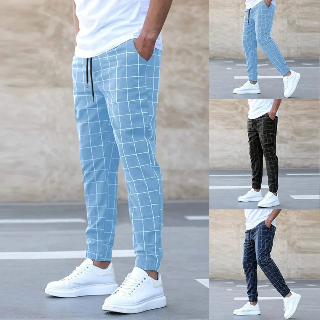 Celso – Men’s Checked Jogger Pants