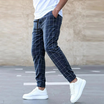 Celso – Men’s Checked Jogger Pants