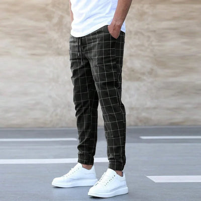 Celso – Men’s Checked Jogger Pants