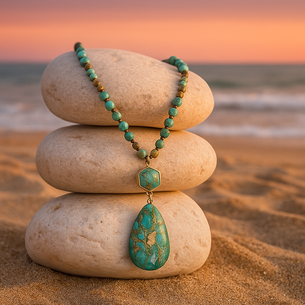 Faye® | Sea Amulet in Stone