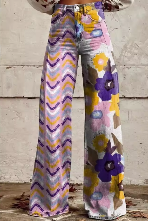 Elina® | Floral Spring Trousers