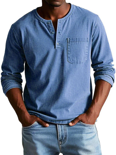 Thomas™ | Vintage Long-Sleeve Shirt