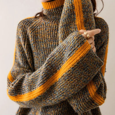 Zoey™ | Knitted Sweater With Turtleneck