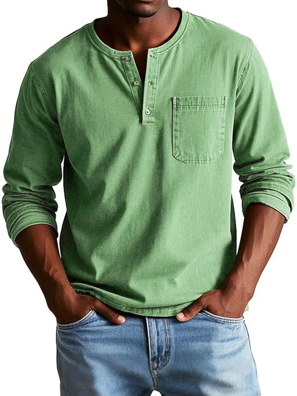 Thomas™ | Vintage Long-Sleeve Shirt