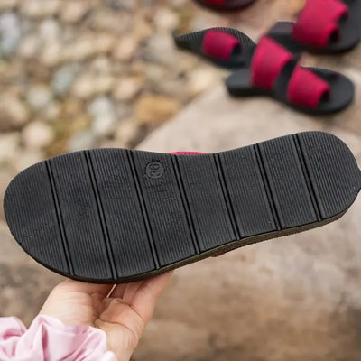 Sabine™ | Slide Sandals Made from Perforated Mesh
