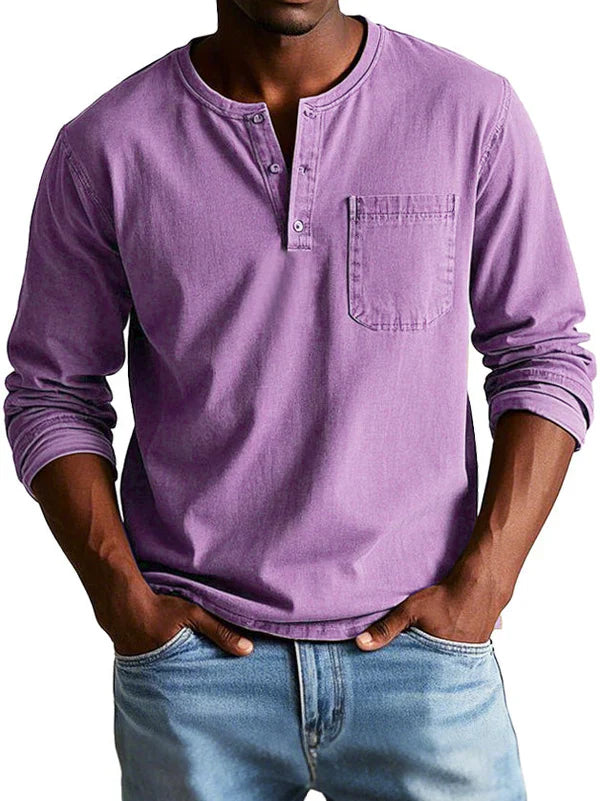 Thomas™ | Vintage Long-Sleeve Shirt