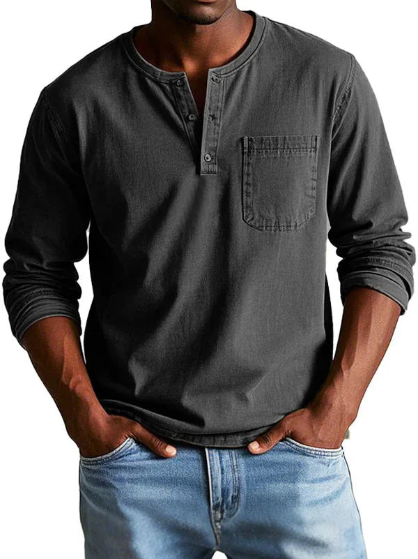 Thomas™ | Vintage Long-Sleeve Shirt