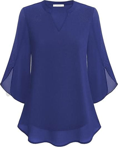 Celest | Double Layers Chiffon Blouse