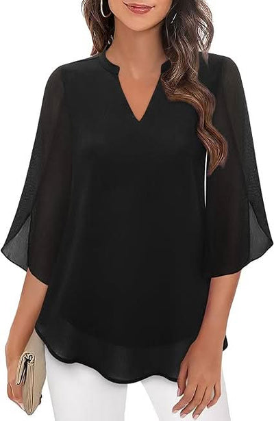 Celeste - Chic Layered Blouse