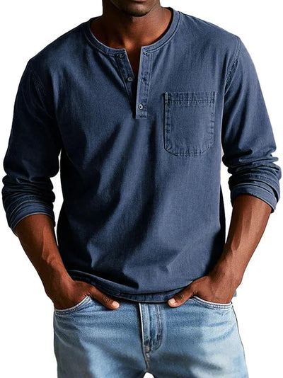 Thomas™ | Vintage Long-Sleeve Shirt