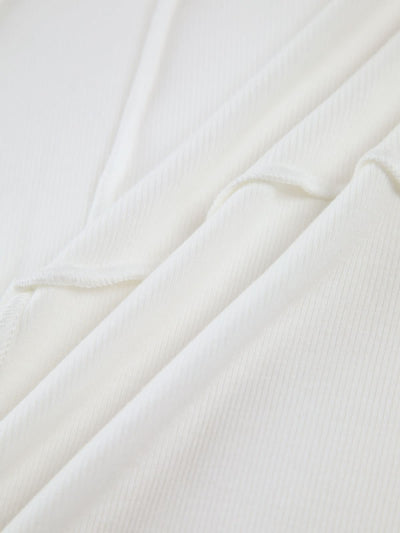 Bronte™ - Elegant Ribbed Top with Seam Accents