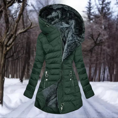Senna - Elegant Plush Coat For Women