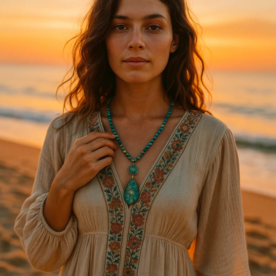 Faye® | Sea Amulet in Stone