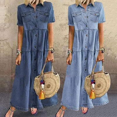 Shari® | Soft Denim Dress