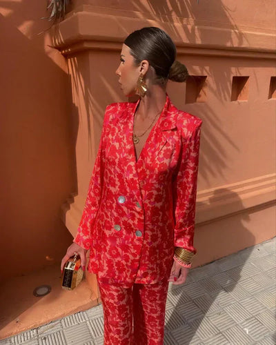 Eloise | Elegant Jacquard Blazer