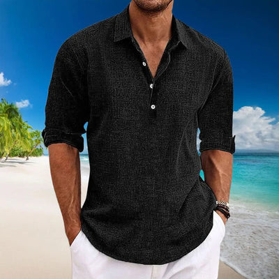 Tyler™ - Casual Linen Long Sleeve Shirt