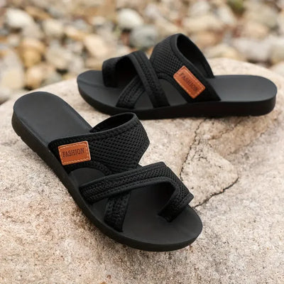 Sabine™ | Slide Sandals Made from Perforated Mesh