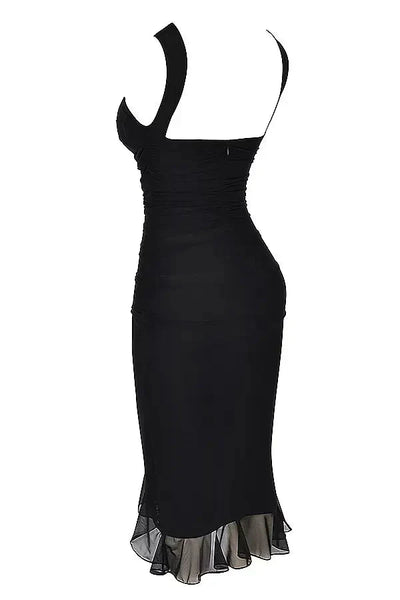 Charlotte Ruffled Midi Dress