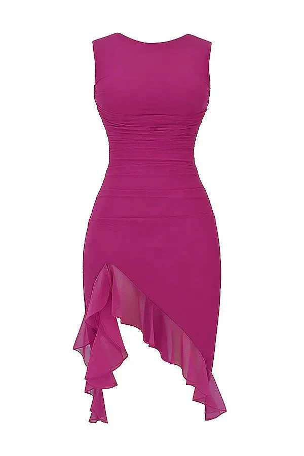Charlotte Ruffled Midi Dress