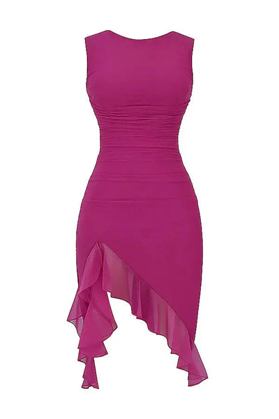 Charlotte Ruffled Midi Dress