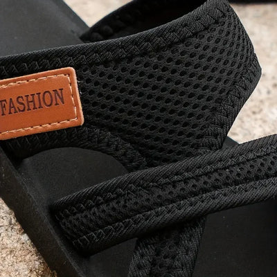 Sabine™ | Slide Sandals Made from Perforated Mesh