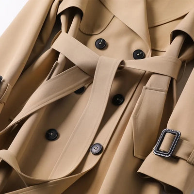 Jualita – Classic Trench Coat for Women