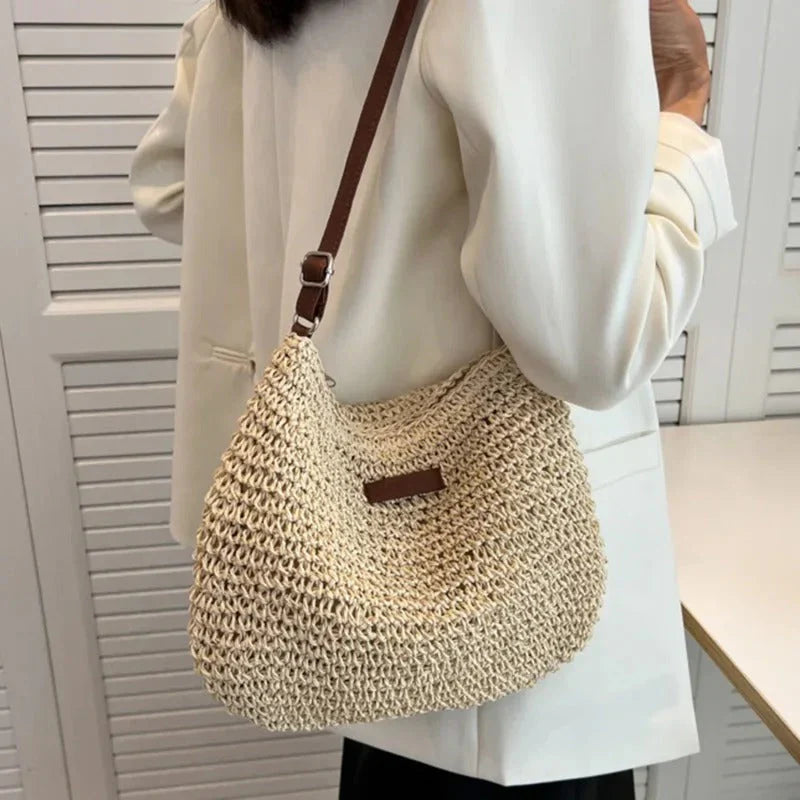 Julie - Straw Crossbody Bag