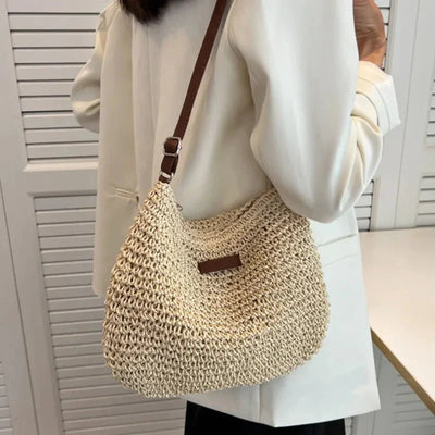 Julie - Straw Crossbody Bag