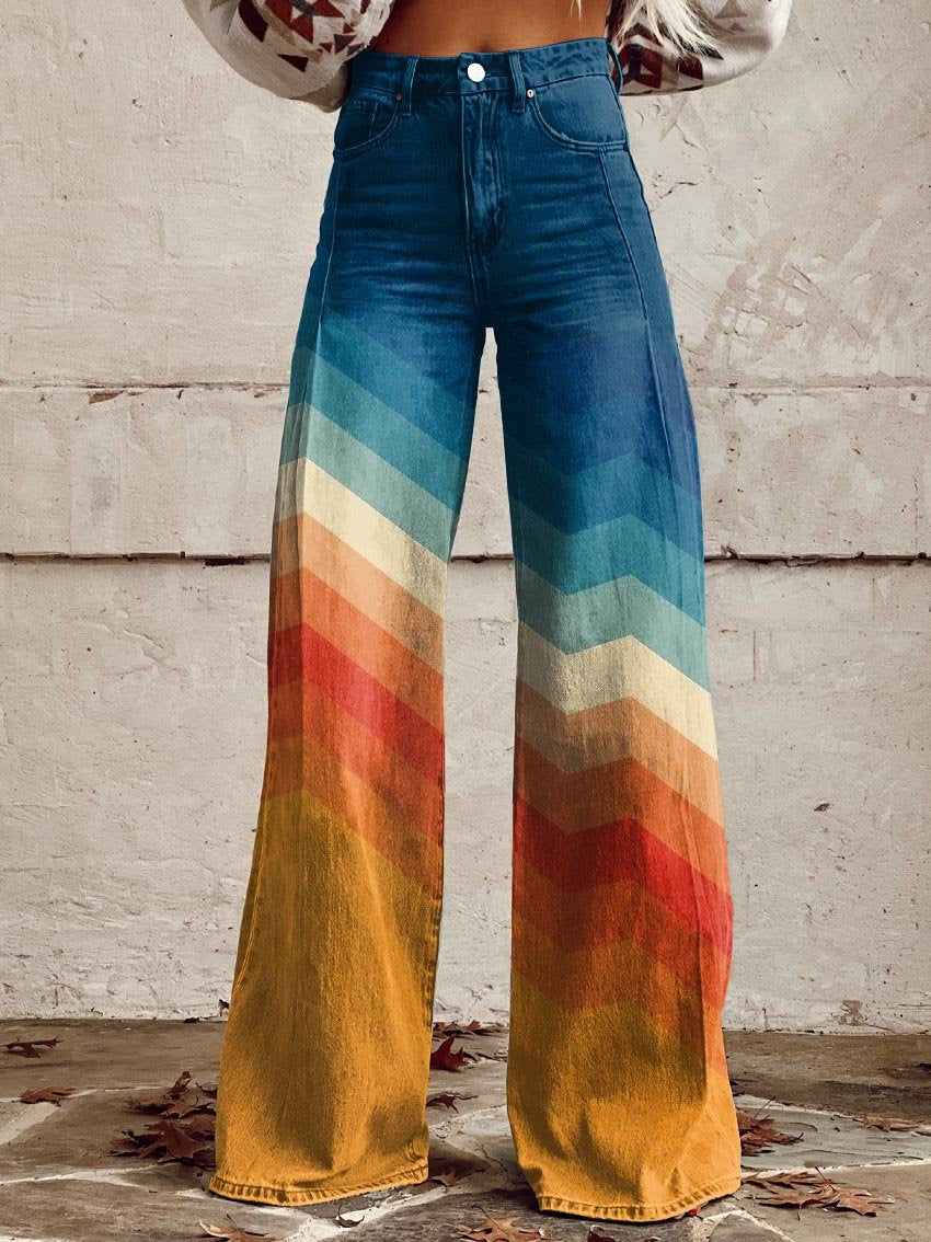 Marlee® | Retro Zigzag Trousers