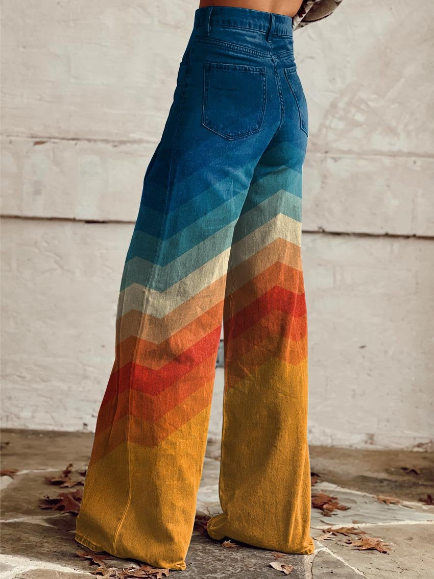 Marlee® | Retro Zigzag Trousers