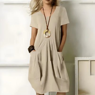Julia - Elegant Dress with Tummy Coverage