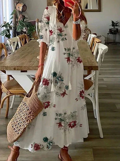 Ava – Elegant Boho Dress with Tummy Coverage